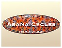 Asana Cycles oval logo